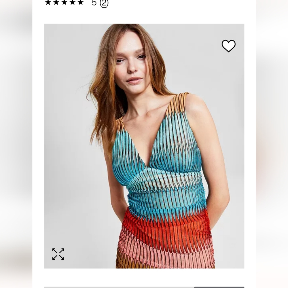 Women's GUESS stripped body con dress